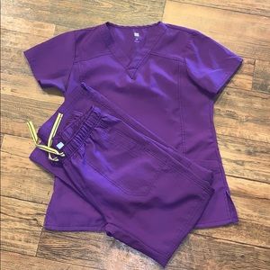 Wink purple scrubs
